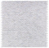 Elysium Tiles, Pearl Mosaic, Diana Linear Carrara, 11.75" x 12"
