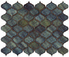 Elysium Tiles, Handmade Porcelain Mosaic, Calabash, Multi-color, Multi-size