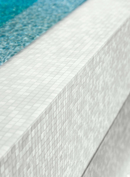 Bisazza, Wall & Floor Glass Mosaic, 20mm x 20mm - 3/4" x 3/4", Chiaccio Plus