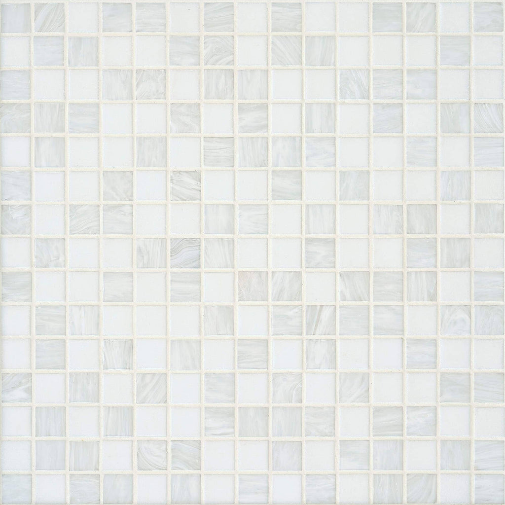 Bisazza, Wall & Floor Glass Mosaic, 20mm x 20mm - 3/4" x 3/4", Chiaccio Plus