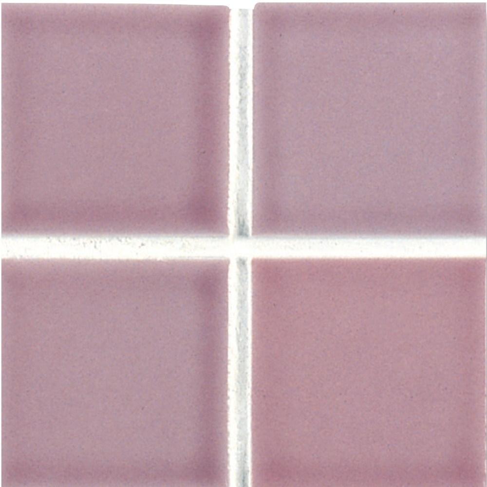 Cepac Porcelain Mosaic Tiles, Frost Proof/Acid Resistant, Matrix, Lilac, 2″ x 2″