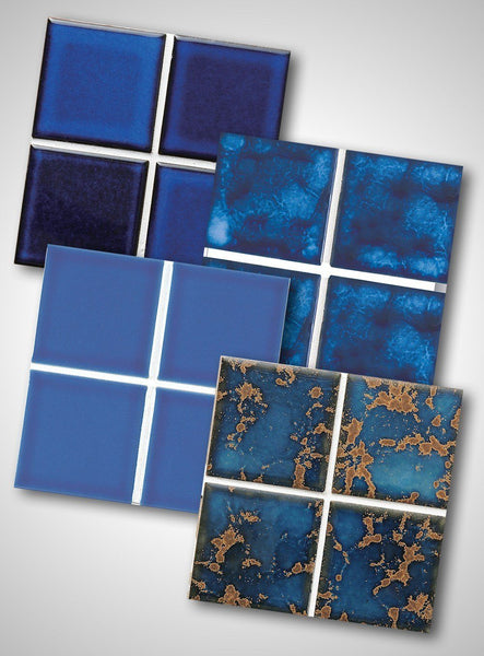 Cepac Porcelain Mosaic Tiles, Frost Proof/Acid Resistant, Mosaic, Multi-color, 3″ x 3″