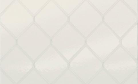 Diesel Living, Iris Ceramica Wall Tiles, Fence, White, 8”x8”