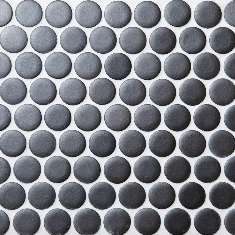 Cepac Porcelain Mosaic Tiles, Frost Proof/Acid Resistant, Classic Rounds, Multi-color, 3/4″ Penny Round