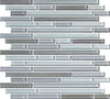 Elysium Tiles, Mosaic Glass, Grey, Multi-size