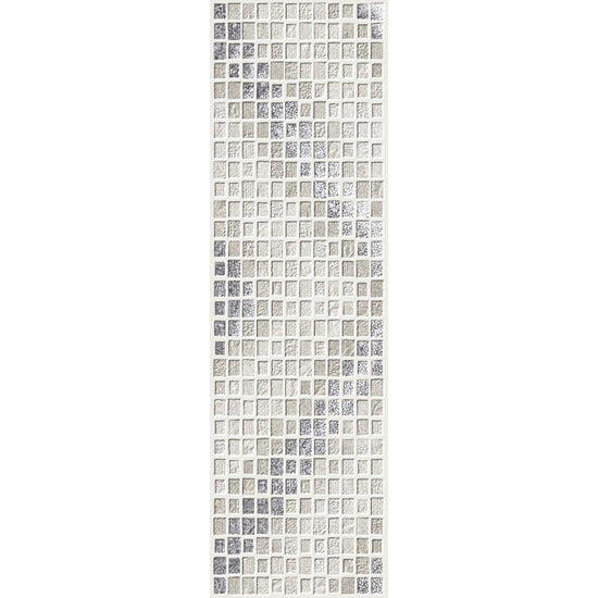 Elysium Tiles, Ceramic Tile, Elevation White Acustic, 11.5" x 39.5"