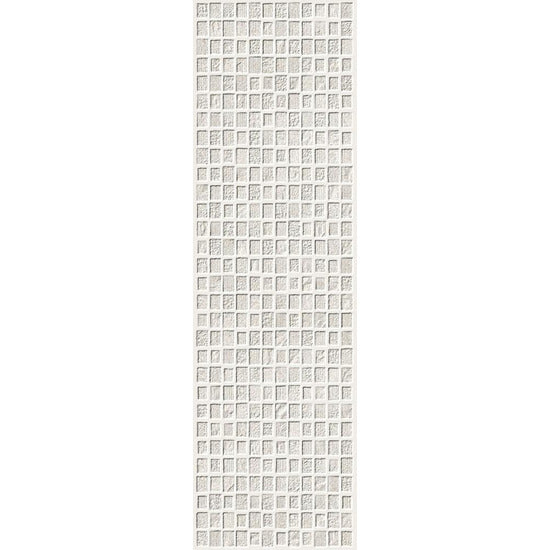 Elysium Tiles, Ceramic Tile, Elevation White Project, 11.5" x 39.5"
