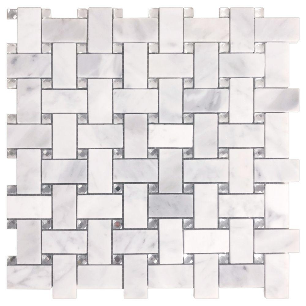 Elysium Tiles, Mosaic Glass, Cross, Multi-size