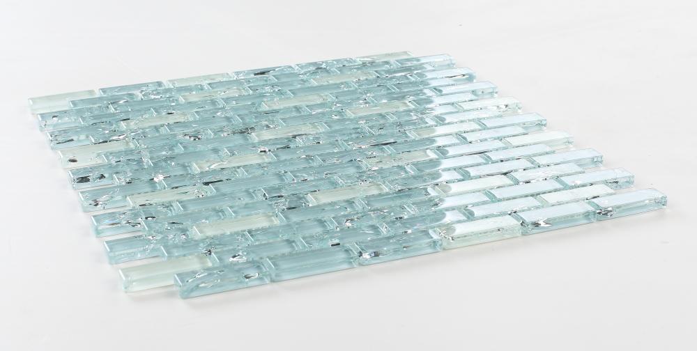 Elysium Tiles, Mosaic Glass, Icy, Multi-size