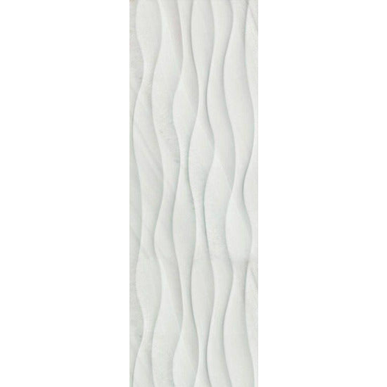 Elysium Tiles, Ceramic Tile, Carrara Natural Leucothea, 12" x 36"