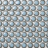 Cepac Porcelain Mosaic Tiles, Frost Proof/Acid Resistant, Classic Rounds, Multi-color, 3/4″ Penny Round