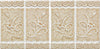 Cepac Porcelain Mosaic Tiles, Frost Proof/Acid Resistant, Sonnet, Multi-color