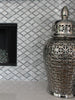 Mir Mosaic, Skalini Tiles, Waterjet Collection, Trellis 10, 10.6" x 11.4"
