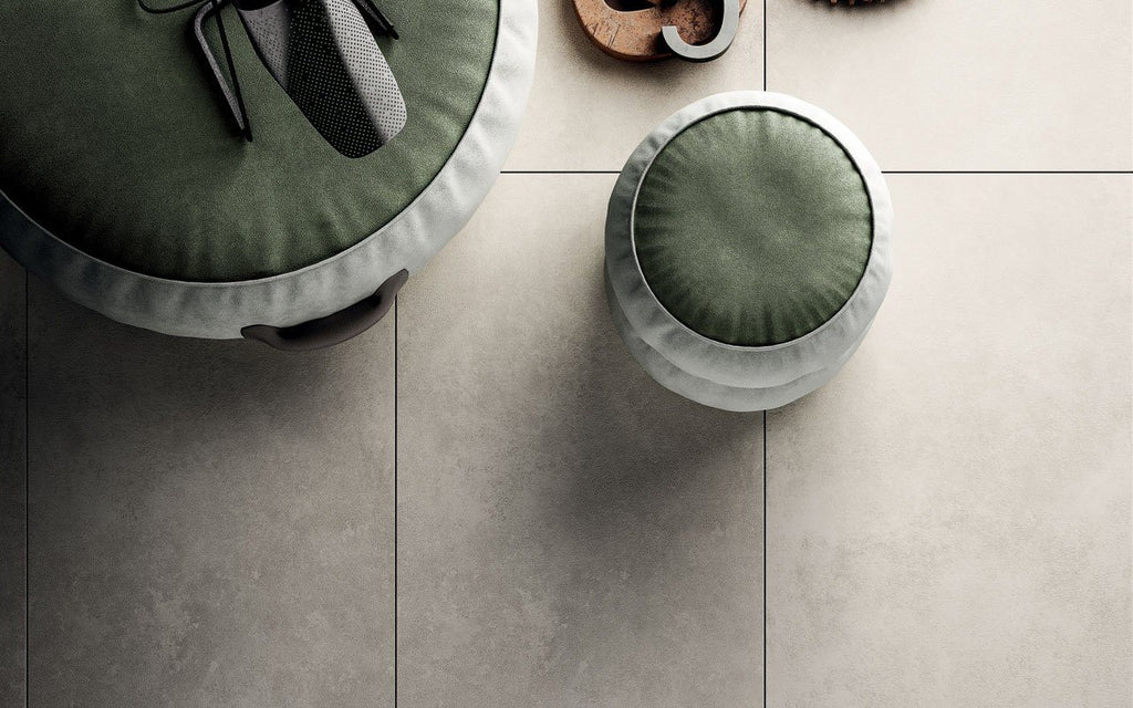 Diesel Living, Iris Ceramica Floor Tiles, Hard Leather, Ivory, Multi-size