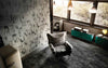Diesel Living, Iris Ceramica Wall Tiles, Ribbed Oxide, White, 4”x8”