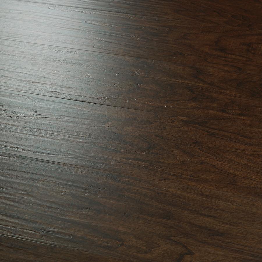 Hallmark Floors, 20Mil Waterproof Hardwood Flooring, Terret Walnut