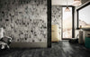 Diesel Living, Iris Ceramica Wall Tiles, Ribbed Oxide, White, 4”x8”