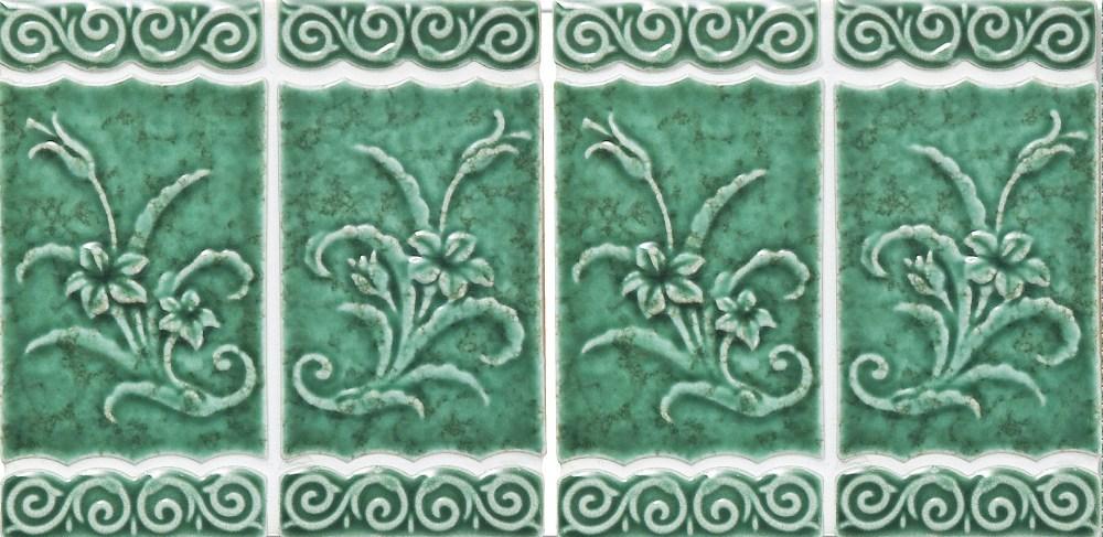 Cepac Porcelain Mosaic Tiles, Frost Proof/Acid Resistant, Sonnet, Multi-color
