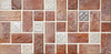 Cepac Porcelain Mosaic Tiles, Frost Proof/Acid Resistant, Vista, Multi-color, 6″ x 6″