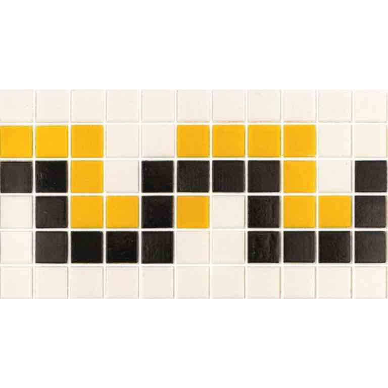 Mir Mosaic, Alma Tiles, Borders Collection, BE113, 10.3" x 5.1"