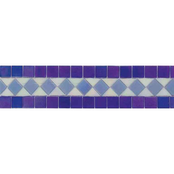 Mir Mosaic, Alma Tiles, Borders Collection, BC316, 12" x 2.9"