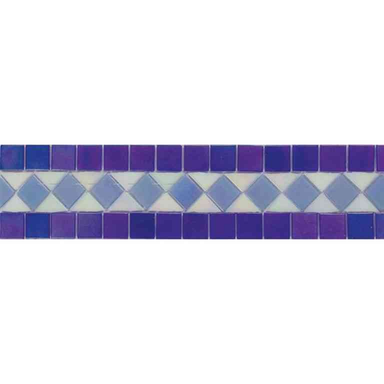 Mir Mosaic, Alma Tiles, Borders Collection, BC316, 12" x 2.9"