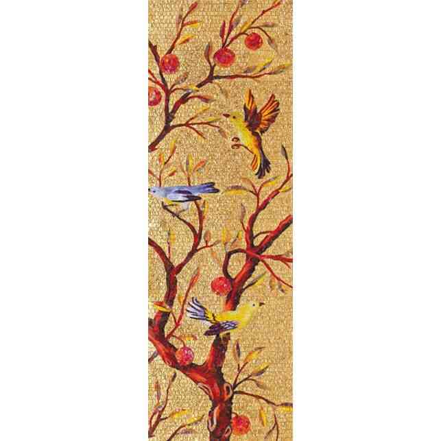 Mir Mosaic, Alma Tiles, Artistic Murals Collection, Multi-color, 70.9" x 23.6"