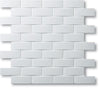 Cepac Porcelain Mosaic Tiles, Frost Proof/Acid Resistant, Arc, Multi-color, 1″ × 3″