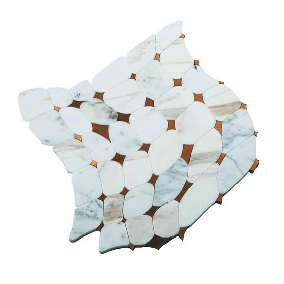 Mir Mosaic, Skalini Tiles, Waterjet Collection, Euphoria, 12" x 12.5"