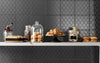 Diesel Living, Iris Ceramica Wall Tiles, Fence, Grey, 8”x8”