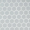 Cepac Porcelain Mosaic Tiles, Frost Proof/Acid Resistant, Hexagon, Multi-color, 1" x 1"