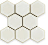 Cepac Porcelain Mosaic Tiles, Frost Proof/Acid Resistant, Contour Hexagon, Multi-color, 3″ Hexagon