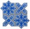 Mir Mosaic, Skalini Tiles, Pantheon Collection, Multi-color, 7.25" x 7.25"