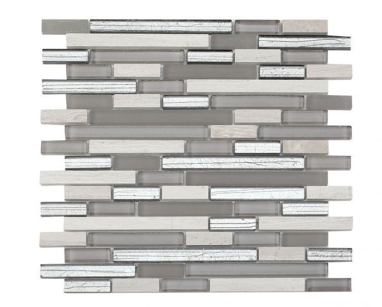 Elysium Tiles, Mosaic Glass, Inga, Multi-size