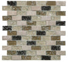 Elysium Tiles, Mosaic Glass, Icy, Multi-size