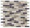 Elysium Tiles, Mosaic Glass, Icy, Multi-size