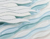 Elysium Tiles, Mosaic Glass, Water, Multi-color, 11.5" x 12.5"