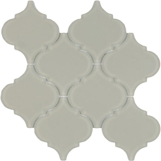 Elysium Tiles, Mosaic Glass, Arabesque, Multi-color, Multi-size