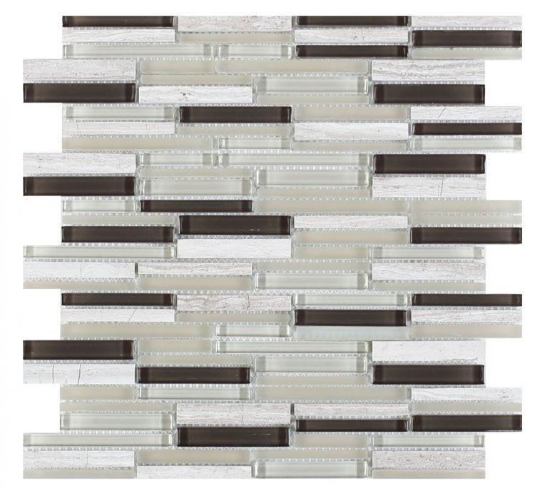 Elysium Tiles, Mosaic Glass, Inga, Multi-size
