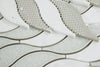 Elysium Tiles, Crackle Glass Mosaic, Pontus, Multi-color, Multi-size
