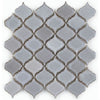 Elysium Tiles, Handmade Porcelain Mosaic, Cinderella Grey Small, 10.25" x 10.50"