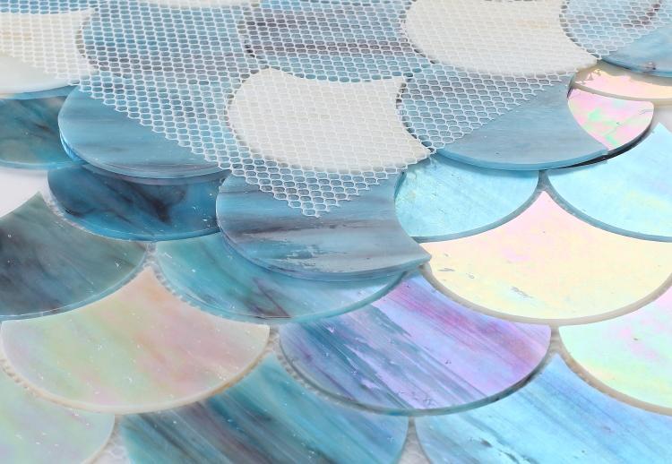 Elysium Tiles, Mosaic Glass, Newport, Multi-size