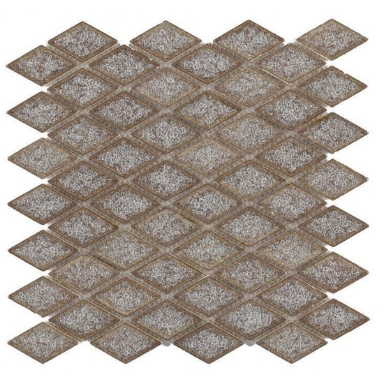 Elysium Tiles, Crackle Glass Mosaic, Super, Multi-size