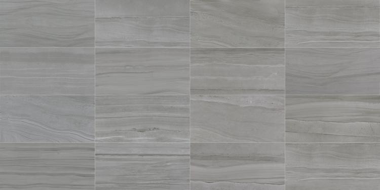 Elysium Tiles, Porcelain Tile, Artwork Acciaio, Multi-size