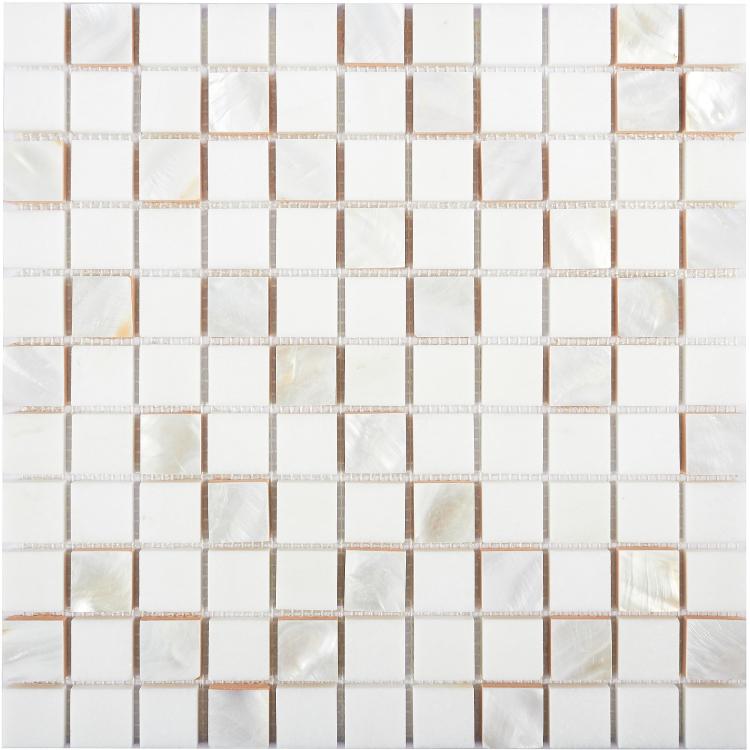 Elysium Tiles, Pearl Mosaic, Diana Square, Multi-color, Multi-size