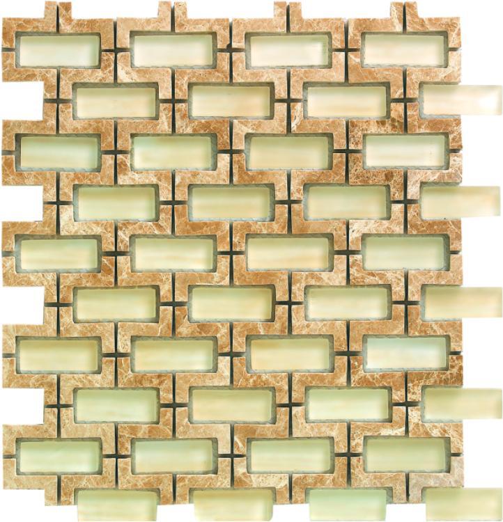 Elysium Tiles, Mosaic Glass, Louvre, Multi-size