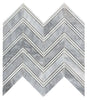 Elysium Tiles, Marble Mosaic, Wave, Multi-color, Multi-size