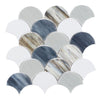 Elysium Tiles, Mosaic Glass, Newport, Multi-size