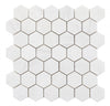 Elysium Tiles, Marble Mosaic, Hexagon, Multi-color, Multi-size