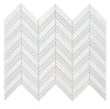 Elysium Tiles, Marble Mosaic, Chevron, Multi-pattern, Multi-size